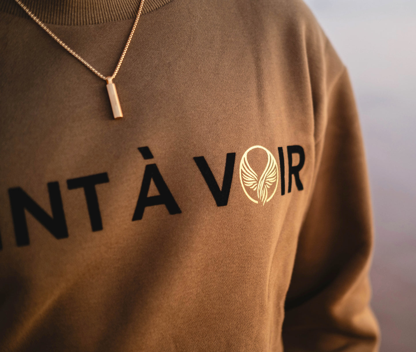 Octagon Pendant Necklace | Gold