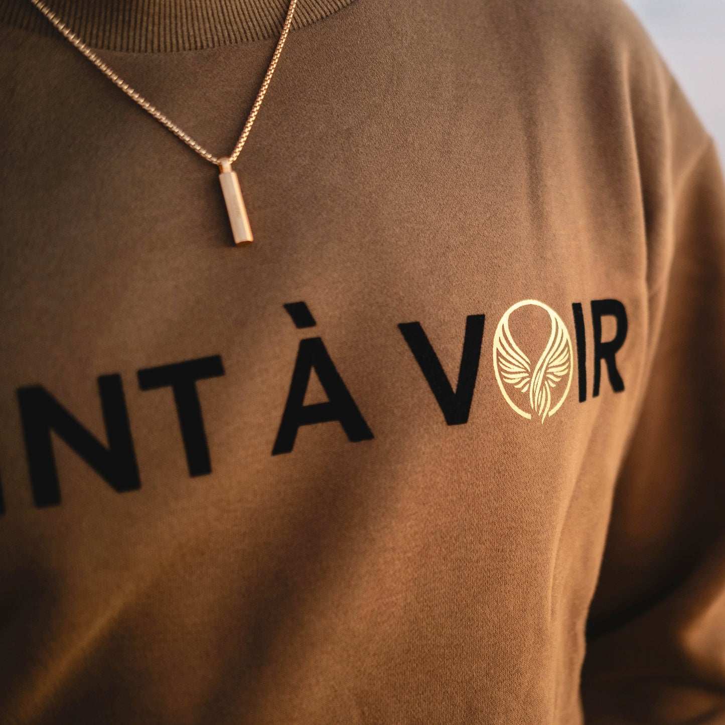 Octagon Pendant Necklace | Gold