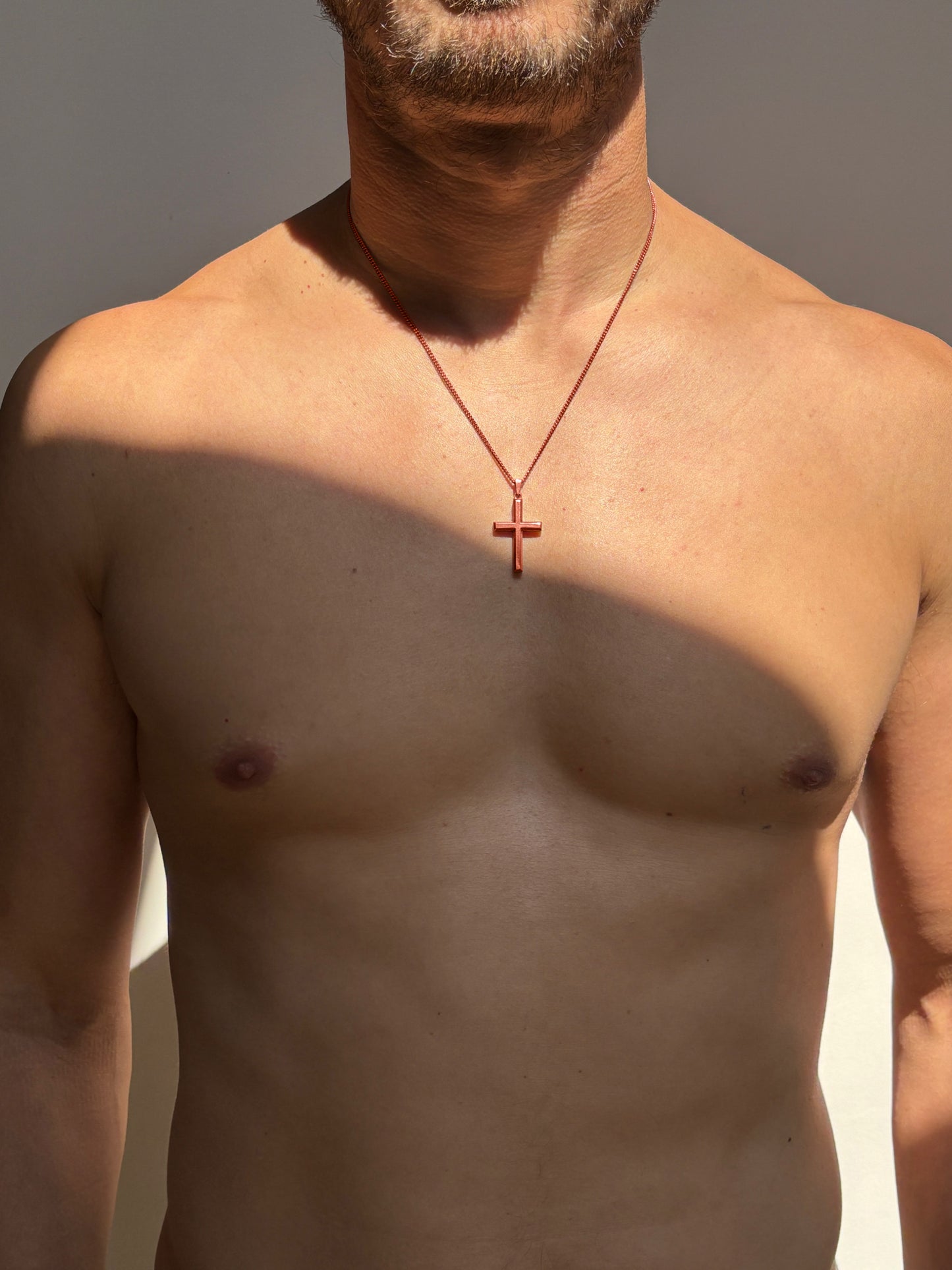 Rose Gold Cross Necklace