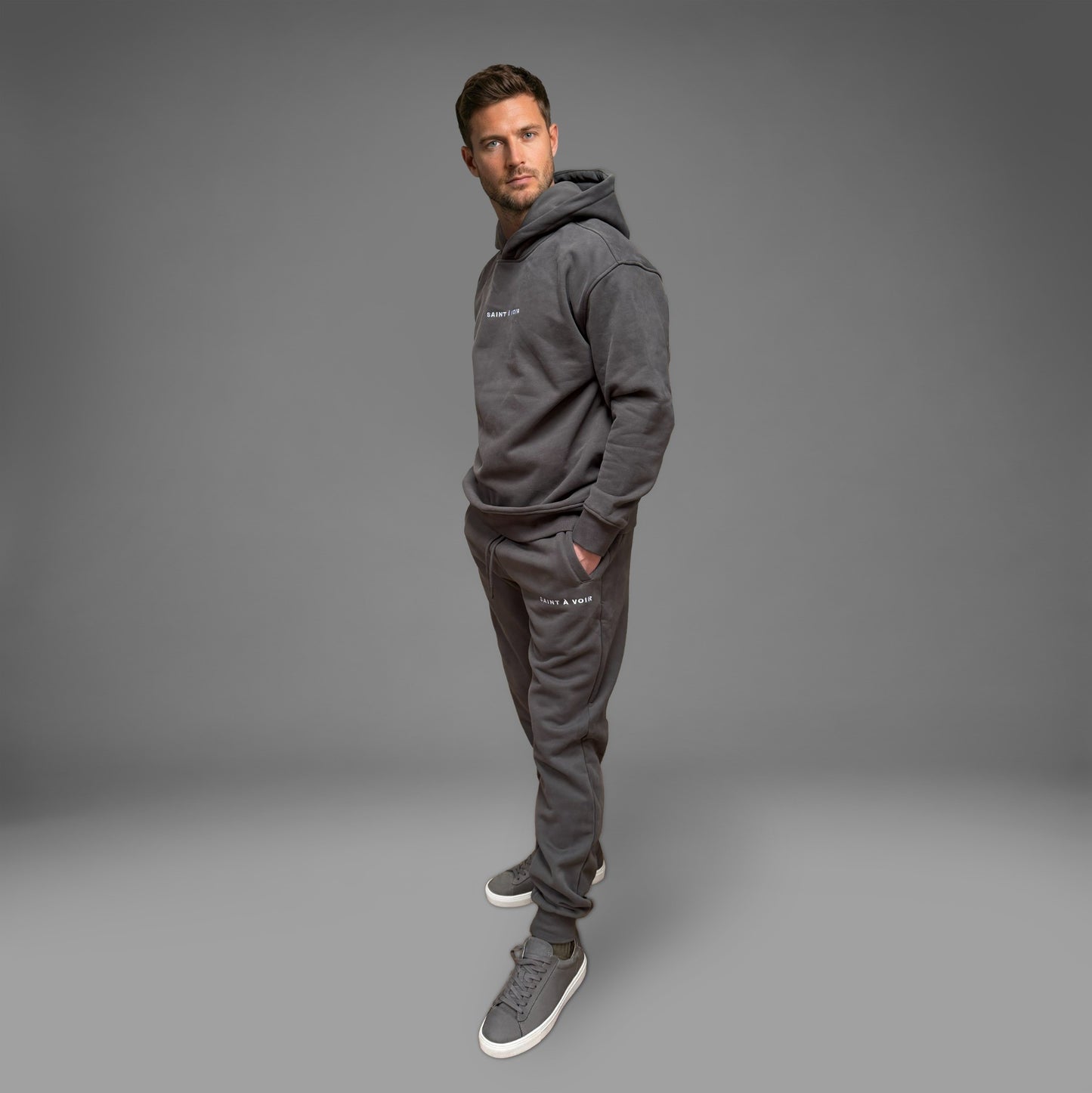 The Essential Hoodie – Charcoal
