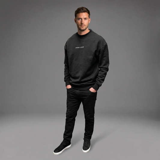 The Essential Sweatshirt – Black