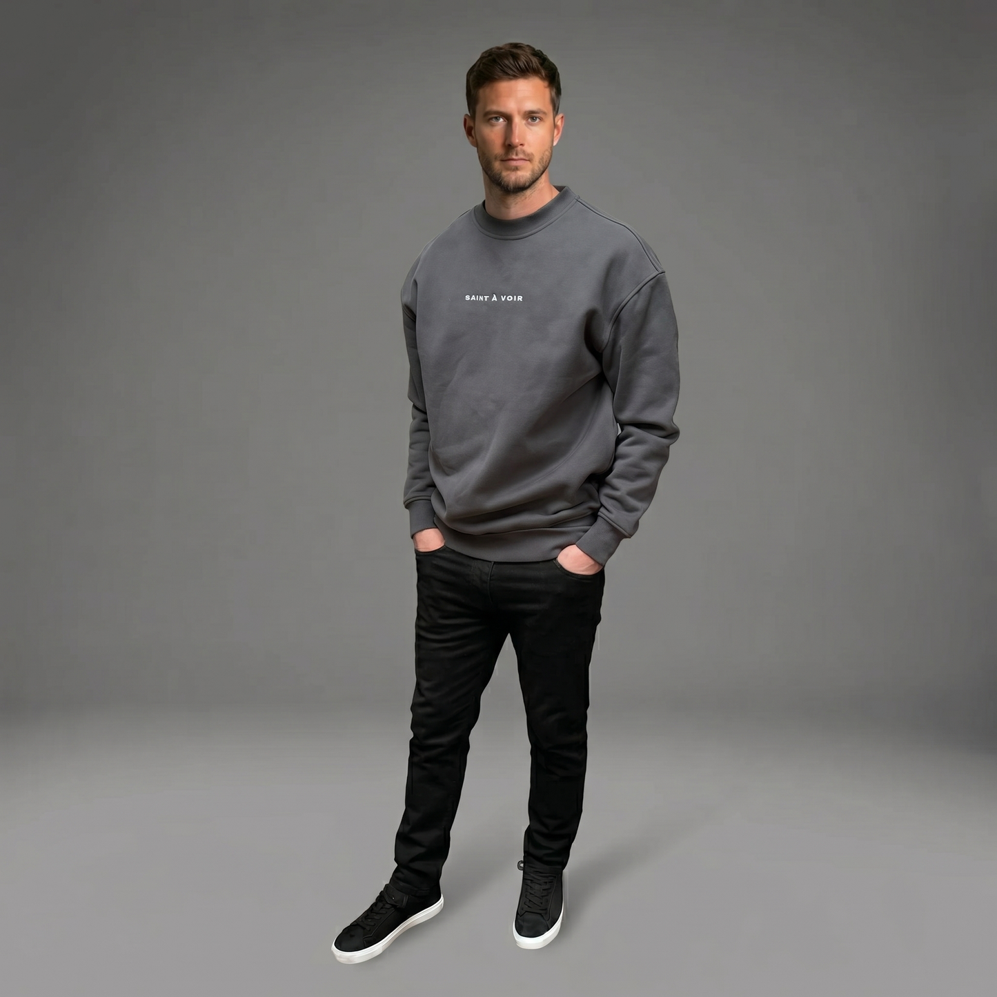 The Essential Sweatshirt – Charcoal