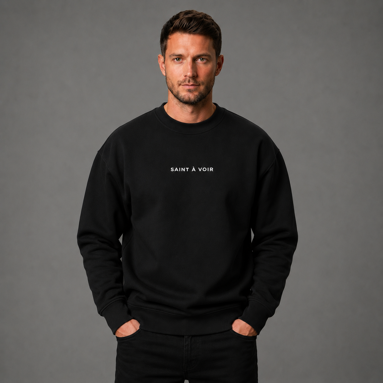 The Essential Sweatshirt – Black