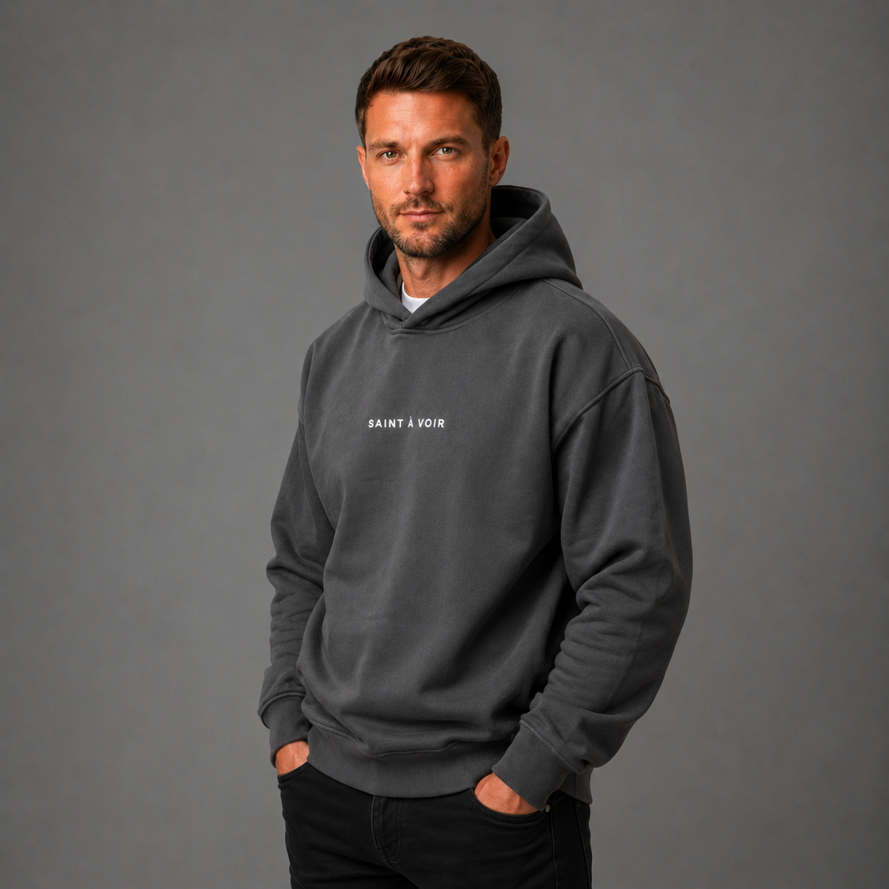 The Essential Hoodie – Charcoal