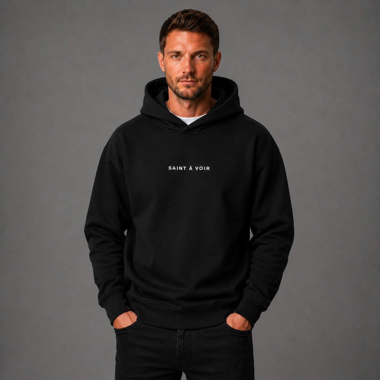 The Essential Hoodie – Black