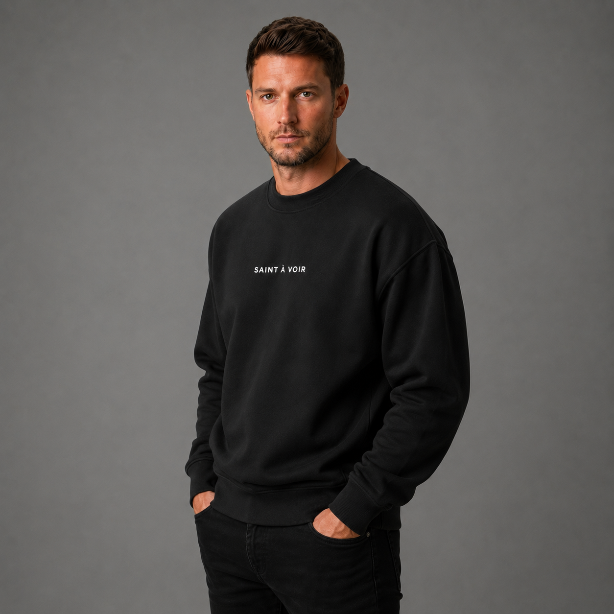 The Essential Sweatshirt – Black