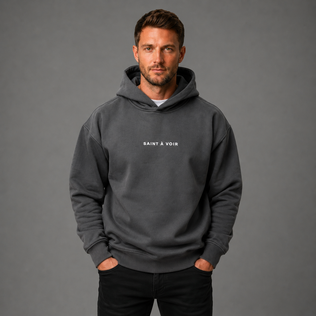 The Essential Hoodie – Charcoal