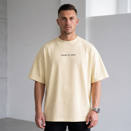 The Essential Boxy T-Shirt – Buttercream