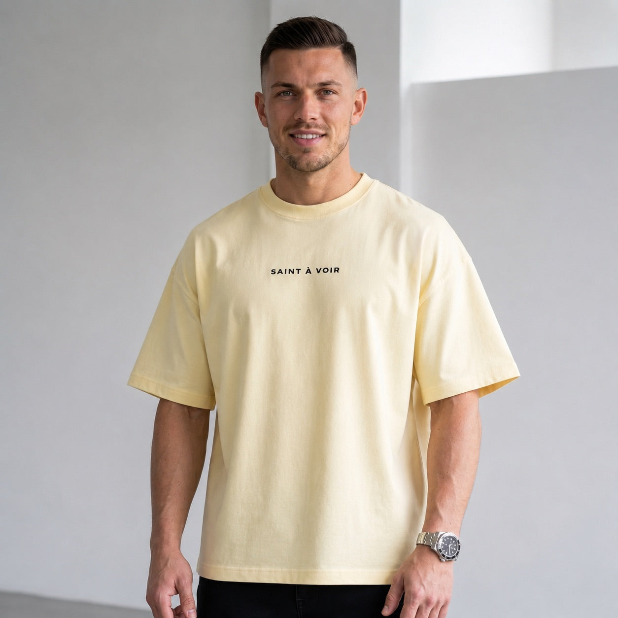 The Essential Boxy T-Shirt – Buttercream