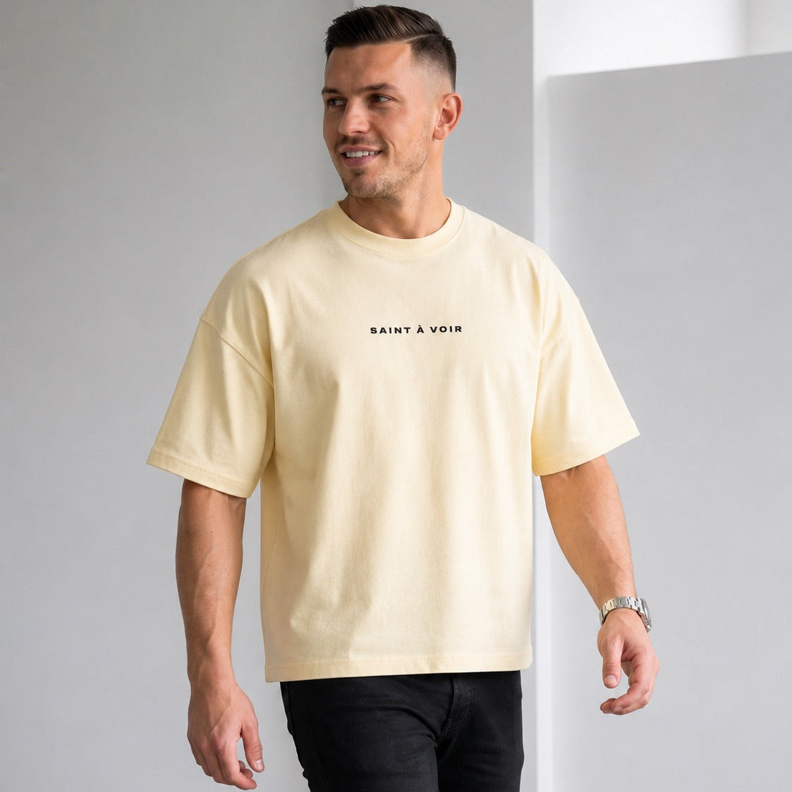 The Essential Boxy T-Shirt – Buttercream