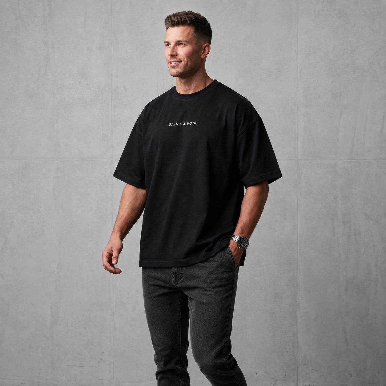 The Essential Boxy T-Shirt – Black