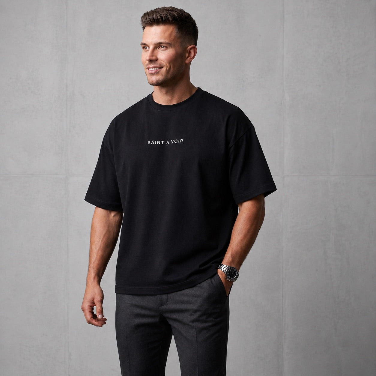 The Essential Boxy T-Shirt – Black