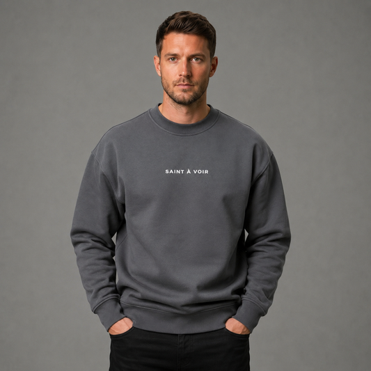 The Essential Sweatshirt – Charcoal