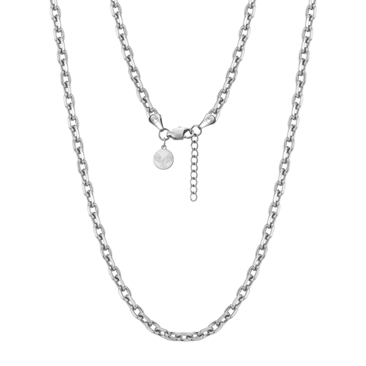 HUDSON CHAIN | SILVER TONE