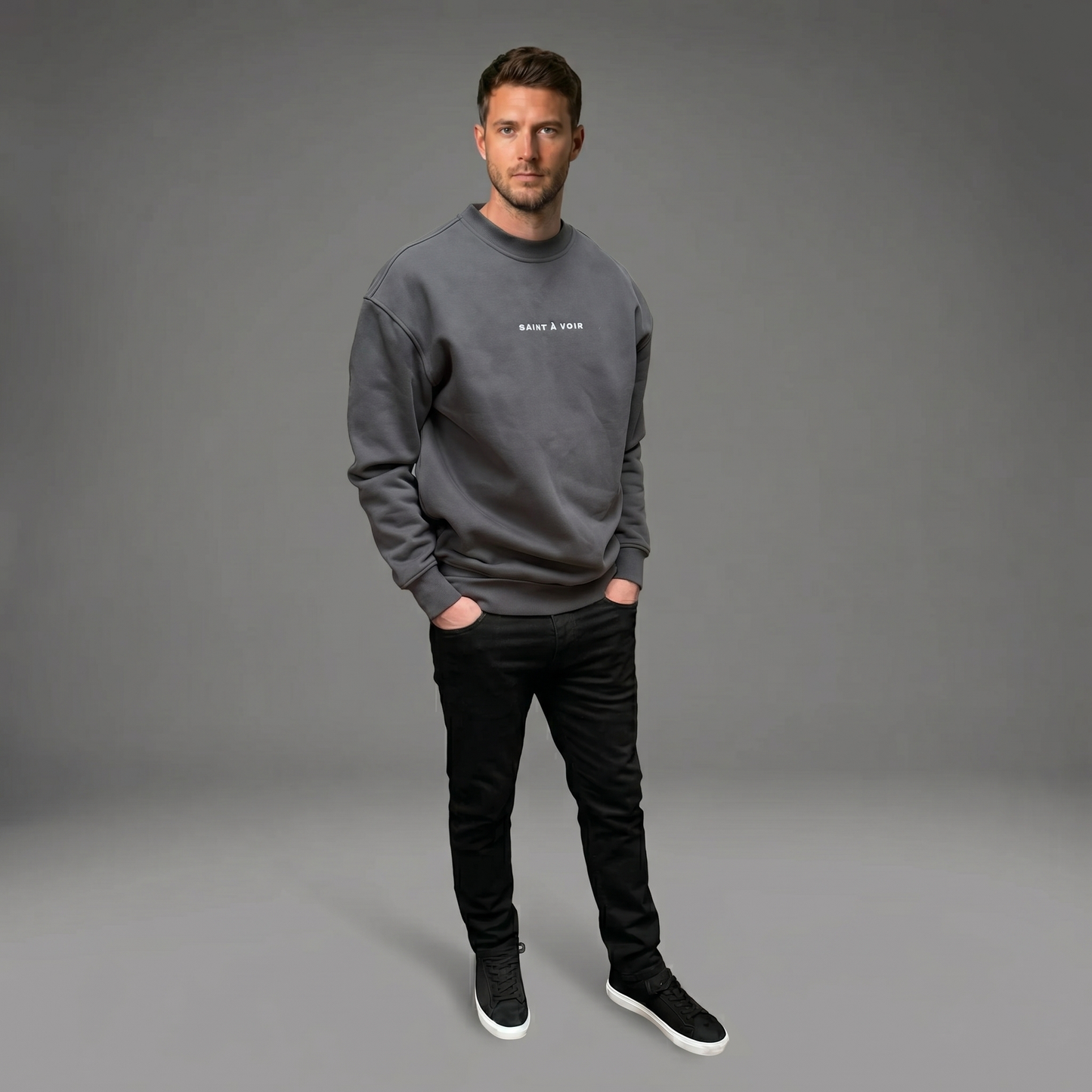 The Essential Sweatshirt – Charcoal