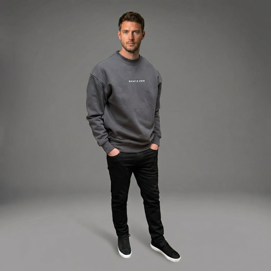 The Essential Sweatshirt – Charcoal